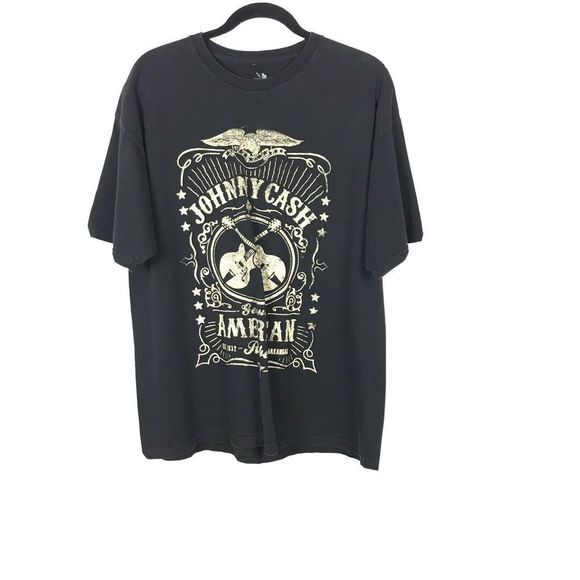 Johnny Cash Man In Black Zion Rootswear GraphicTee - Picture 1 of 5